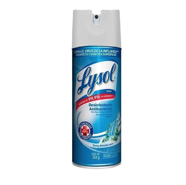 Lysol Aerosol Desinfectante De Superficies Y Ambiental Spring