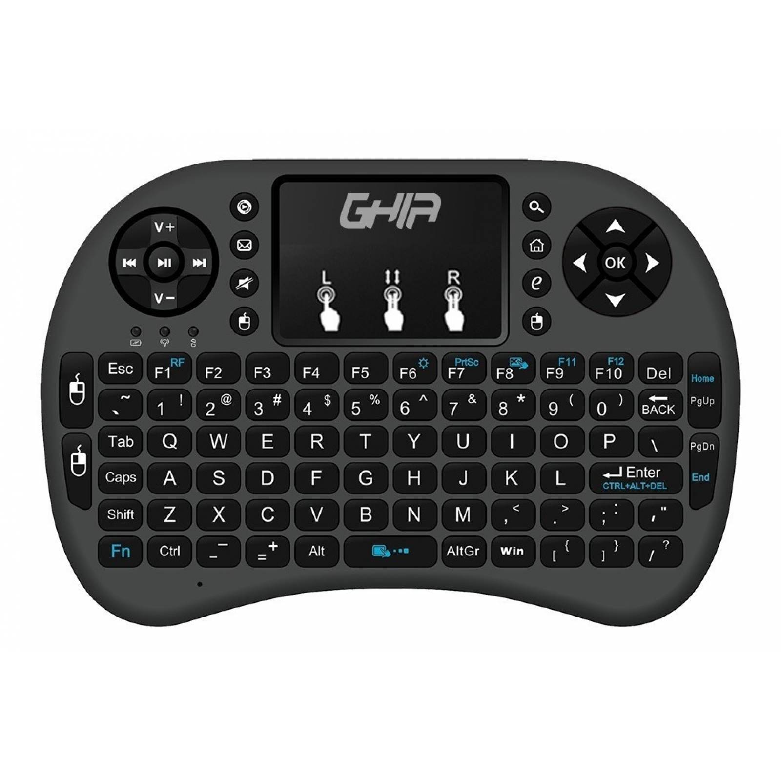 Mini Teclado Ghia Con Touch Pad Para Smart Tv Tv Smart Box Y Pc Sears