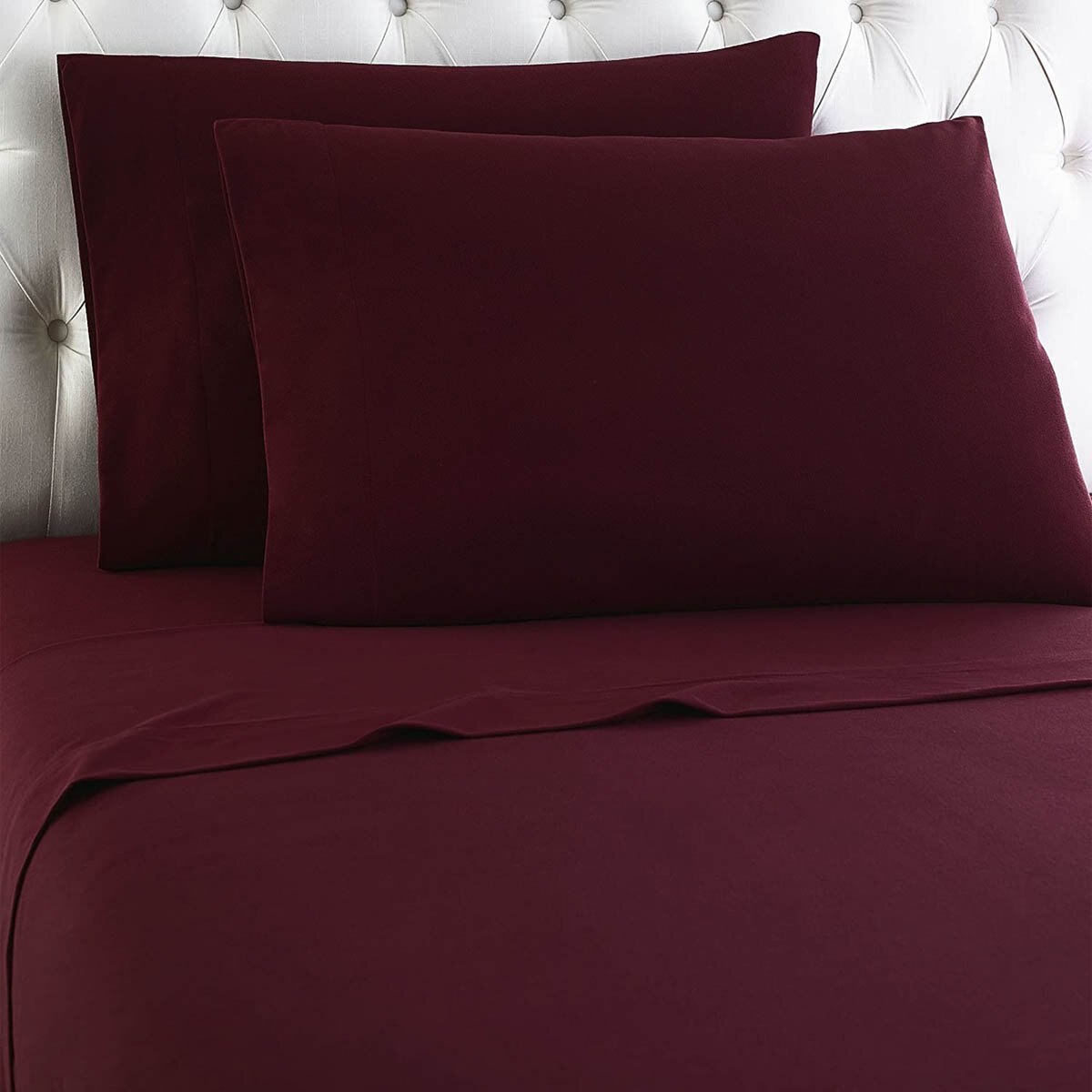 Sábanas Solid Velou Vino Polo One By Inbed - King Size