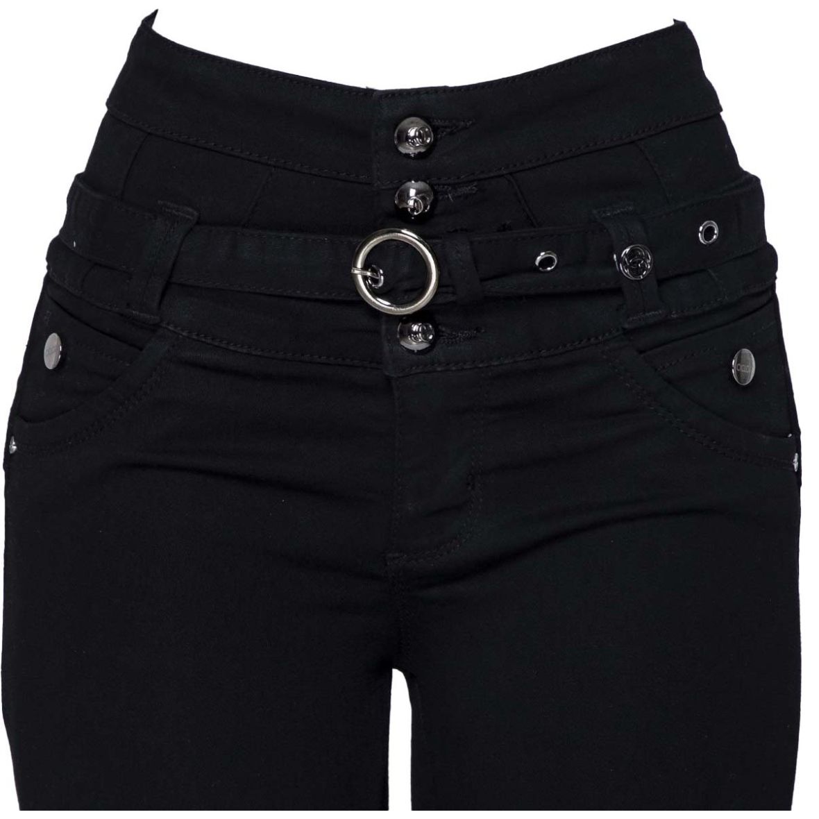 Jeans Skinny Botones en Cintura Ciclon Jeans Larisa