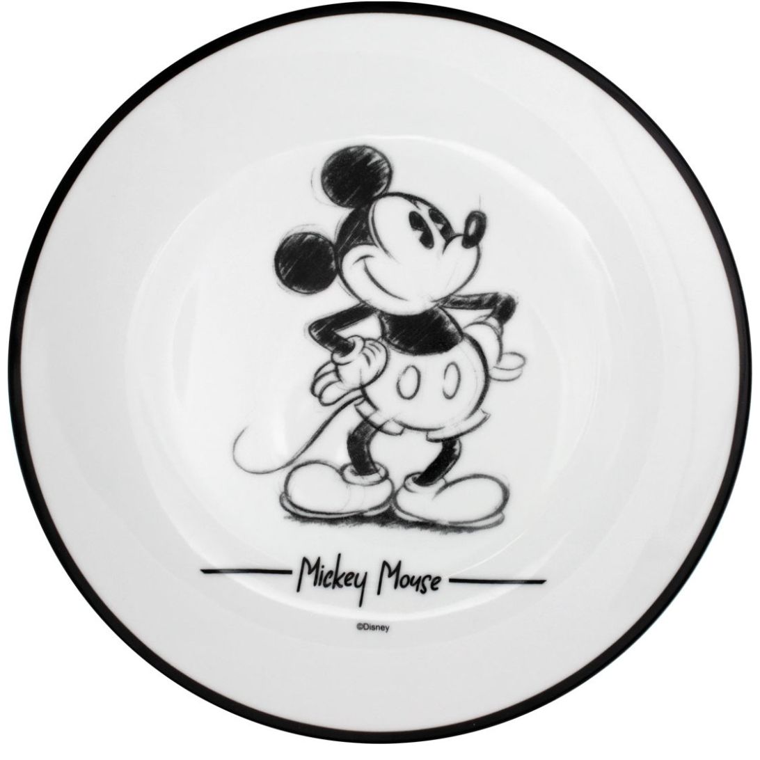 Vajilla Redonda Disney Mickey de Bambu - 12 piezas - Fun Kids