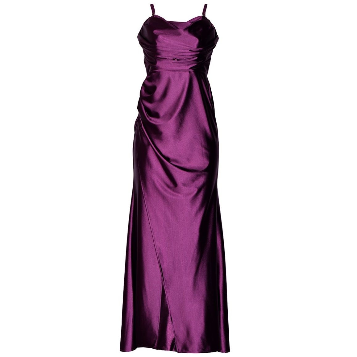 Brillo púrpura lentejuelas vestidos de noche para mujeres 2022 elegante  manga larga sirena vestidos formales para eventos cuello redondo satén