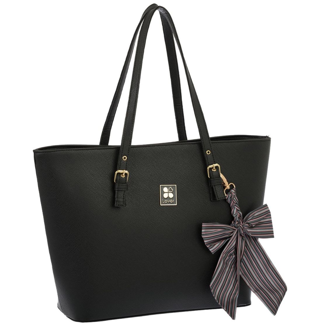 Bolso Tote Color Negro Lover para Mujer