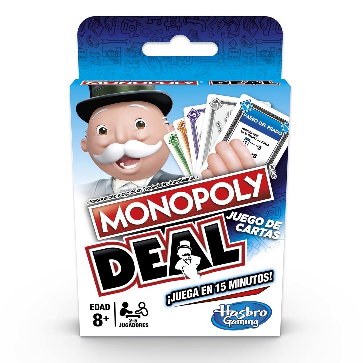 Monopoly Deal Juego de Cartas Hasbro Juego de Mesa