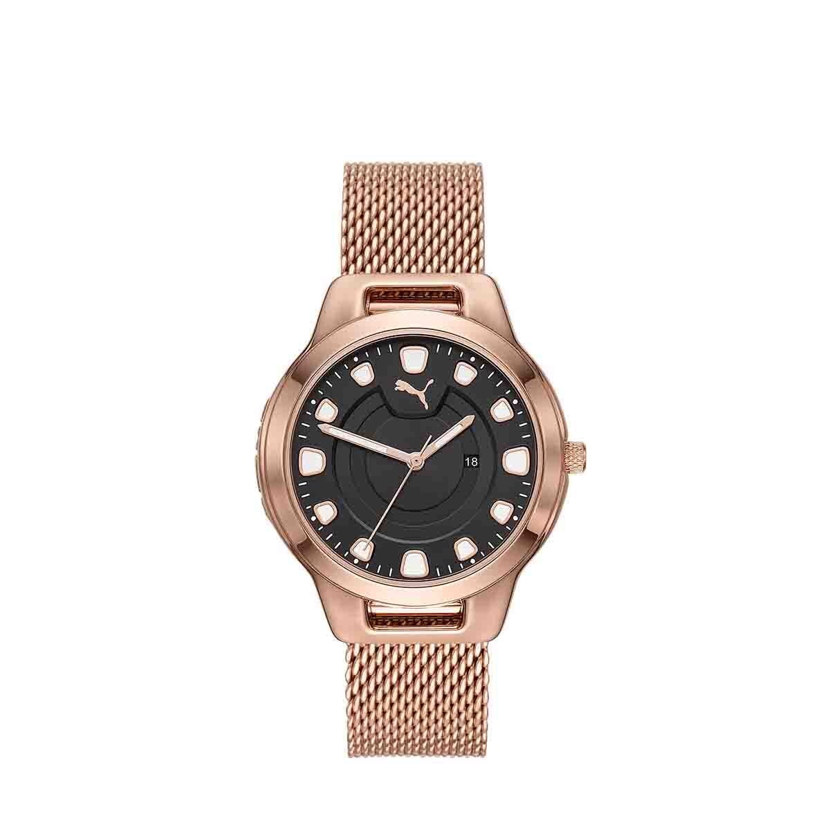 Reloj para dama color oro rosado puma - Sears