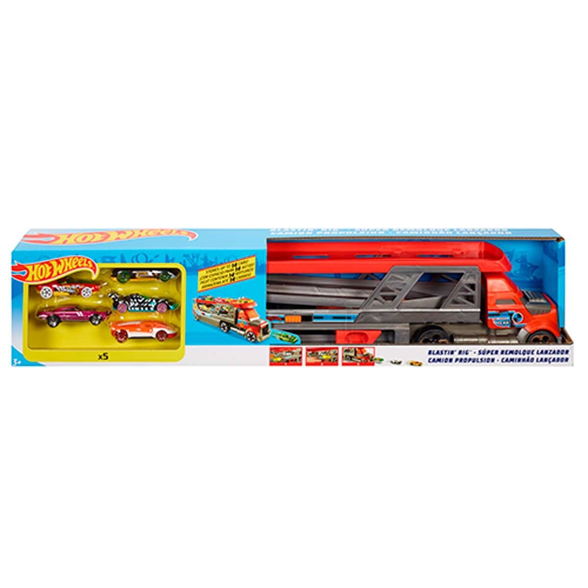 Súper Remolque Lanzador Hot Wheels Mattel