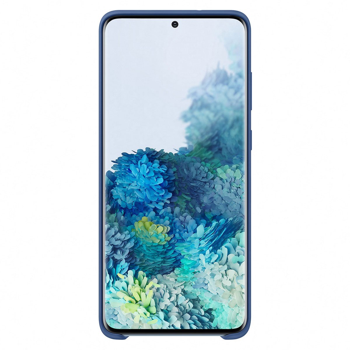 Funda Azul de Silicón para Samsung Galaxy S20 Plus