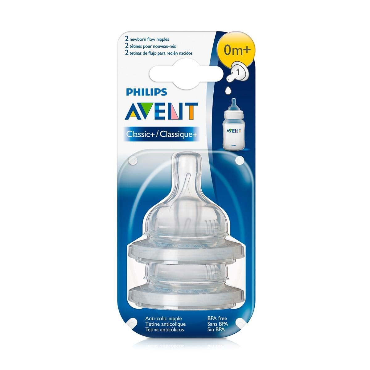Comprar Philips Avent Tetina Anticólicos Flujo Recién Nacido +0m