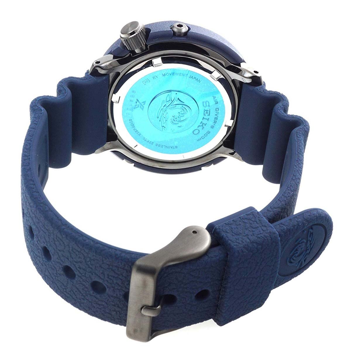 Reloj Seiko de Silicón Azul para Caballero