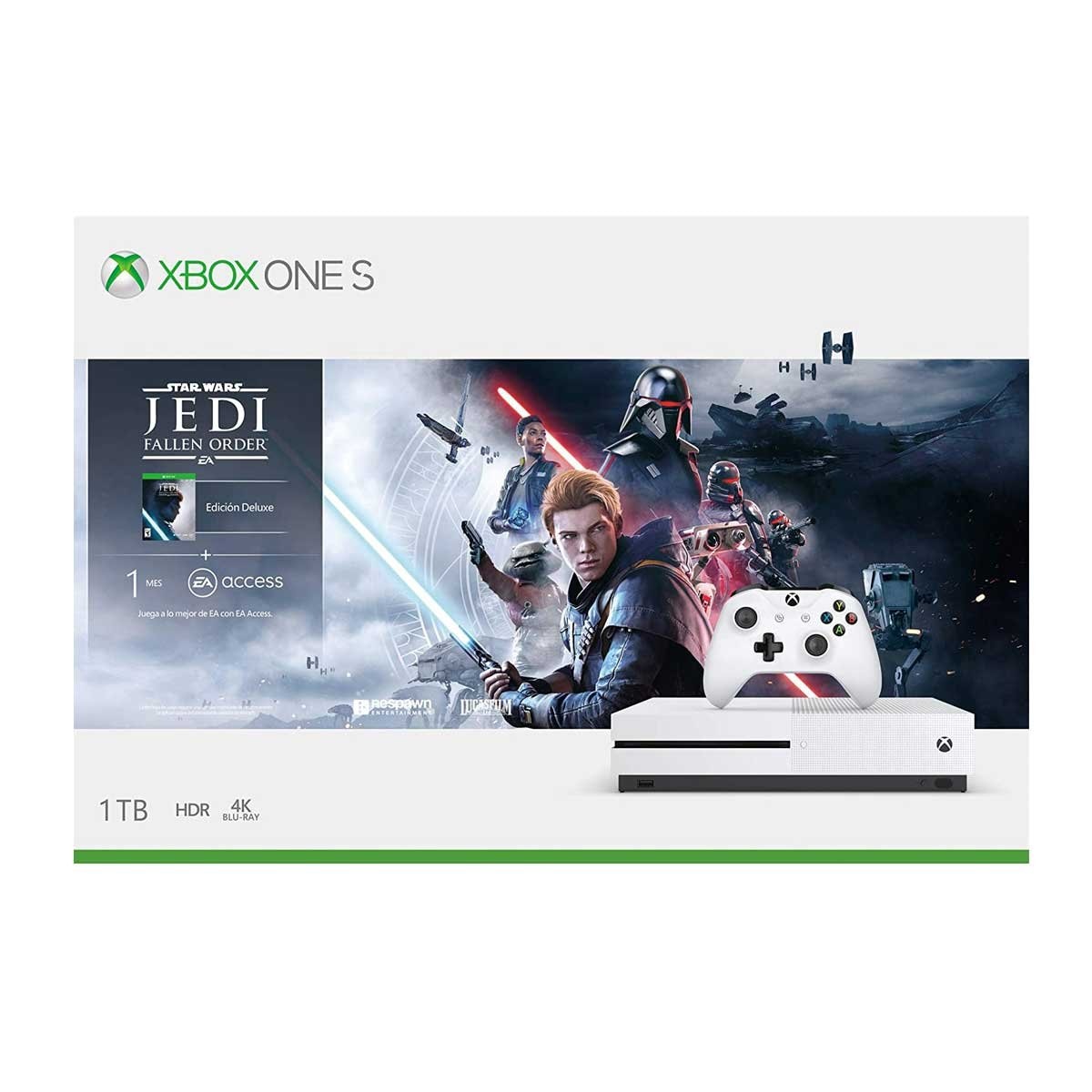 Consola Xbox One S 1Tb Star Wars + Hyperx Cloud X Stinger Core