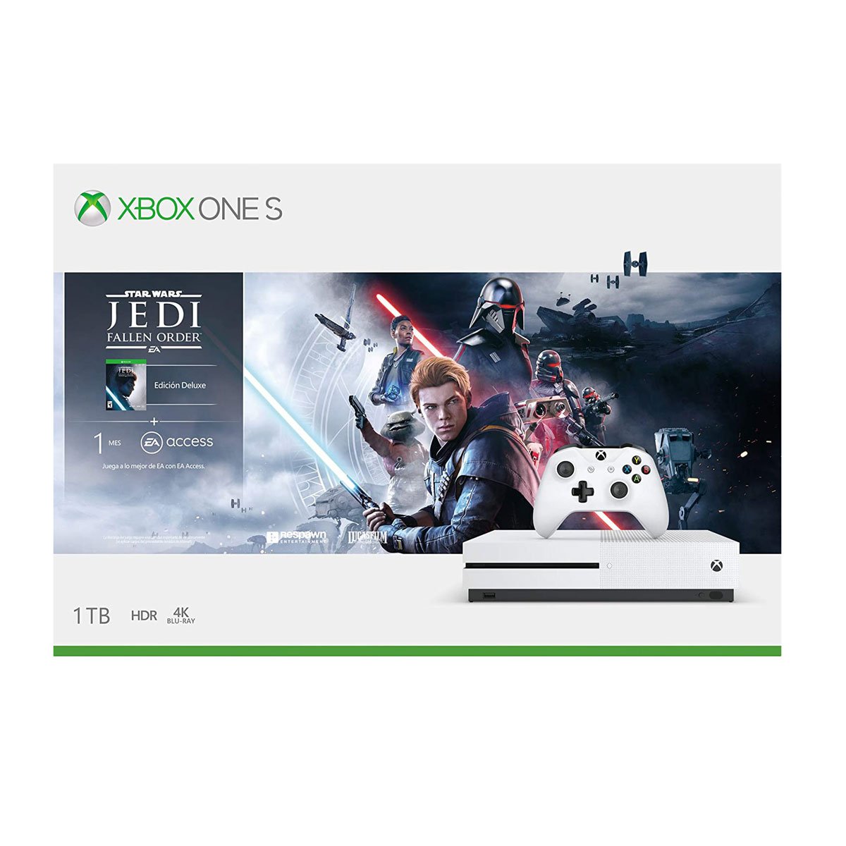 Consola Xbox One S 1Tb Star Wars + Hyperx Cloud X Stinger Core