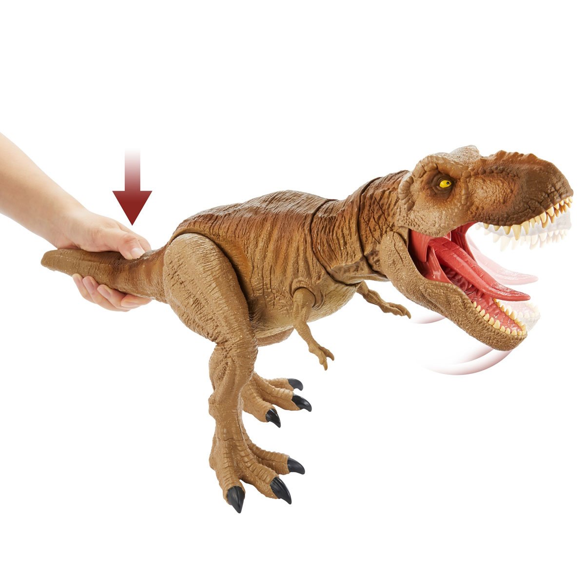 Dinosaurio De Juguete T Rex Rugido Épico Jurassic World Mattel Sears