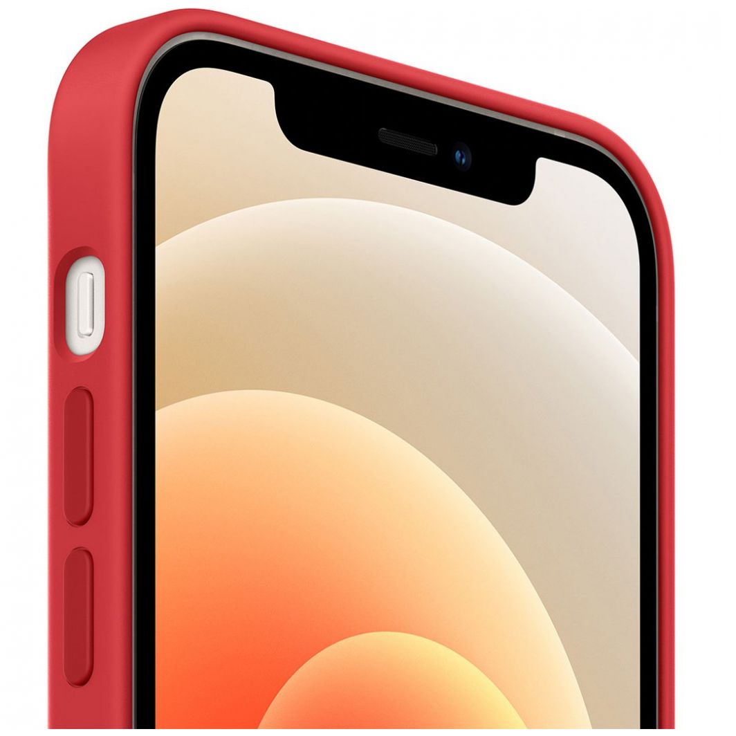 Funda de Silicón Rojo con Magsafe para Iphone 12 Mini Apple