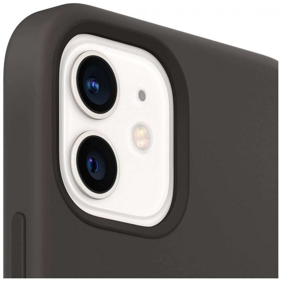 Funda de Silicón Negro con Magsafe para Iphone 12 Mini Apple