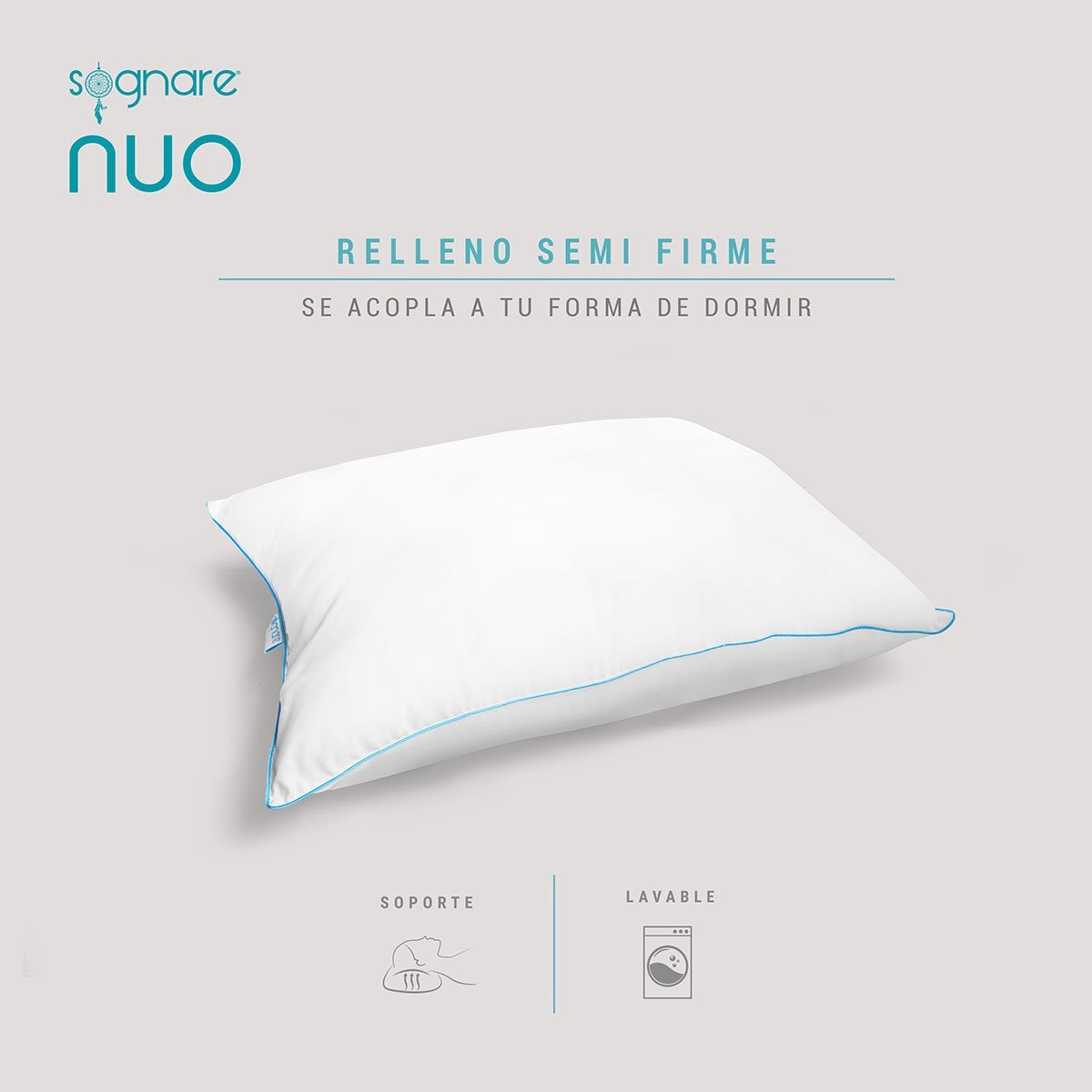 Almohada sognare® nuo 4 pack estándar Sears