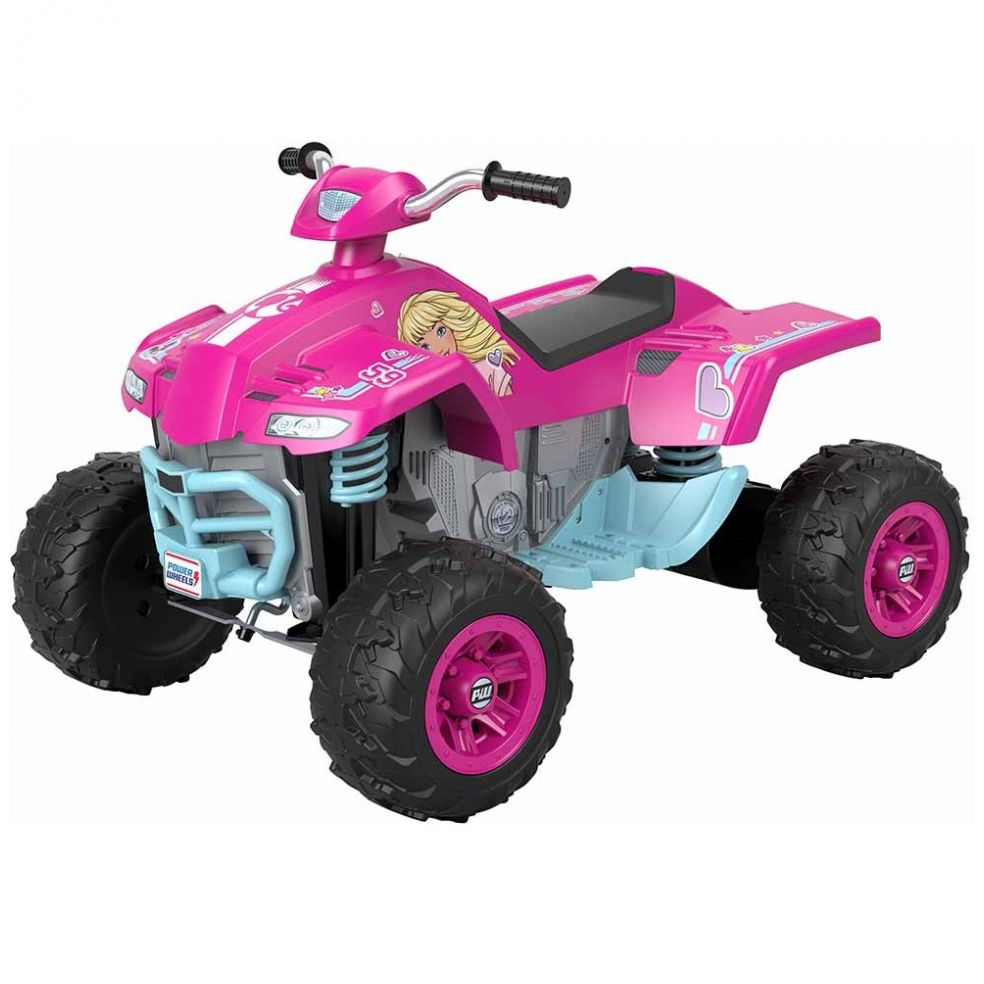Montable Power Wheels Barbie Atv Fisher-Price