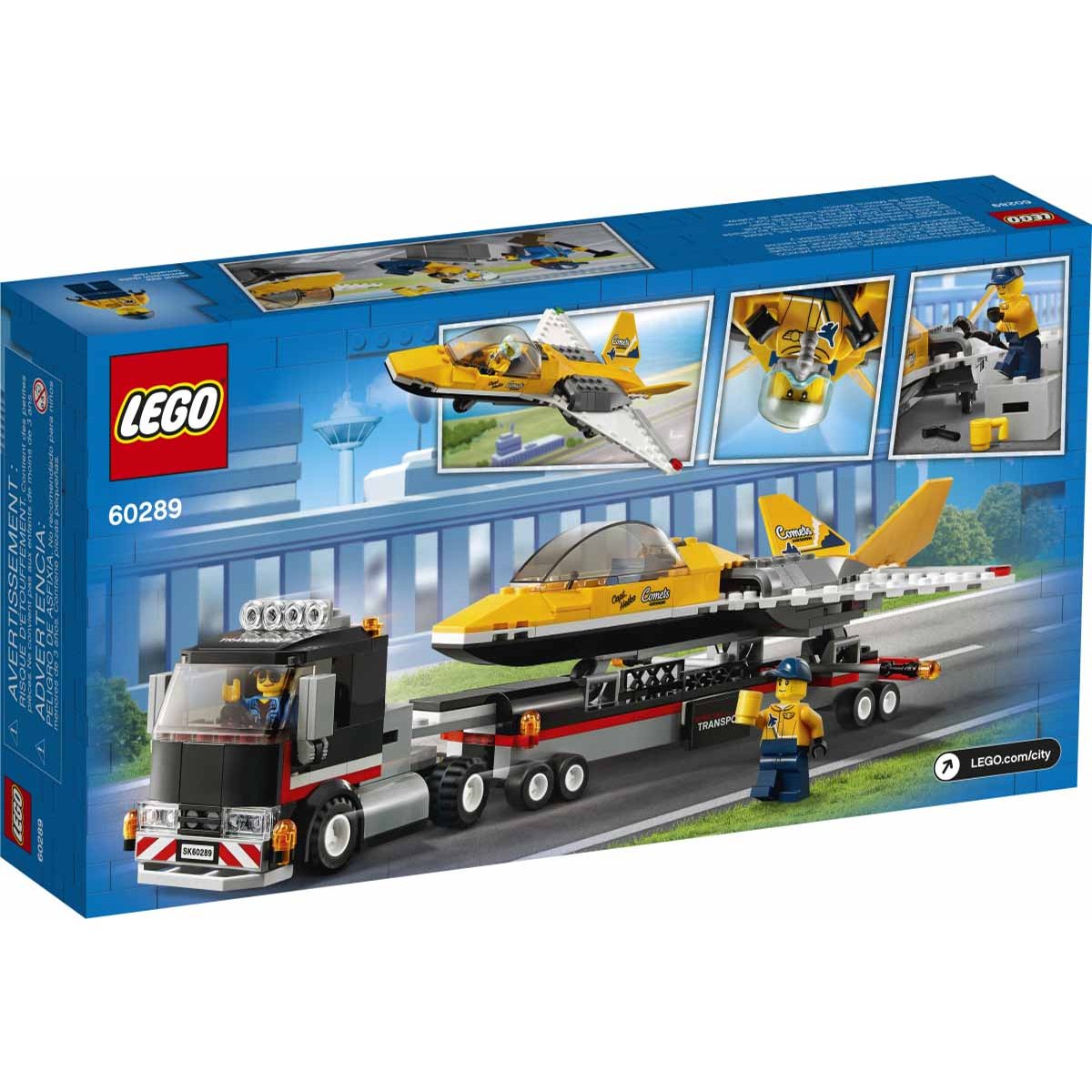 Camión de Transporte Del Jet Acrobático Lego City