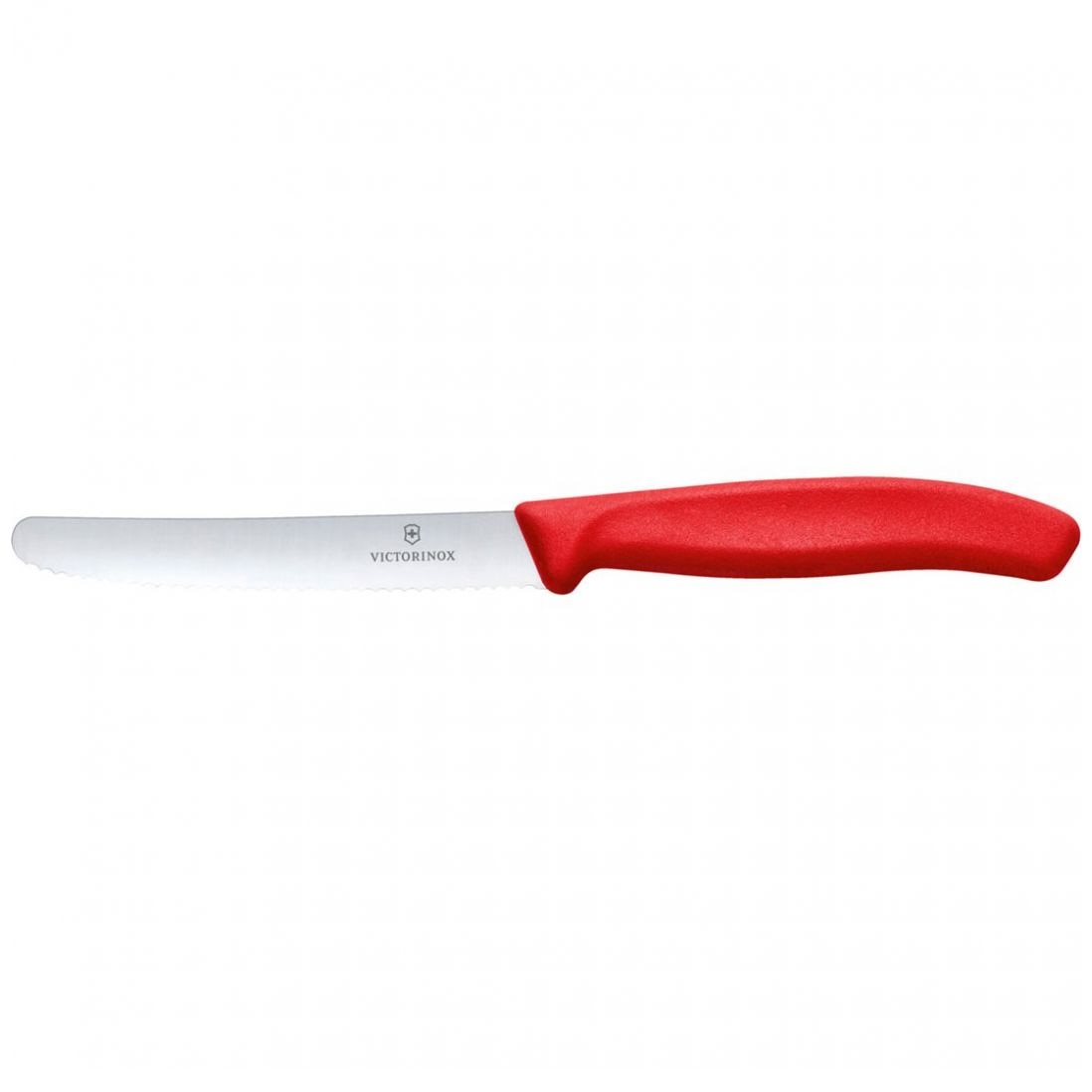 Cuchillo Rojo para Tomate Swiss Class Dentado de 11 Cm Blister Victorinox