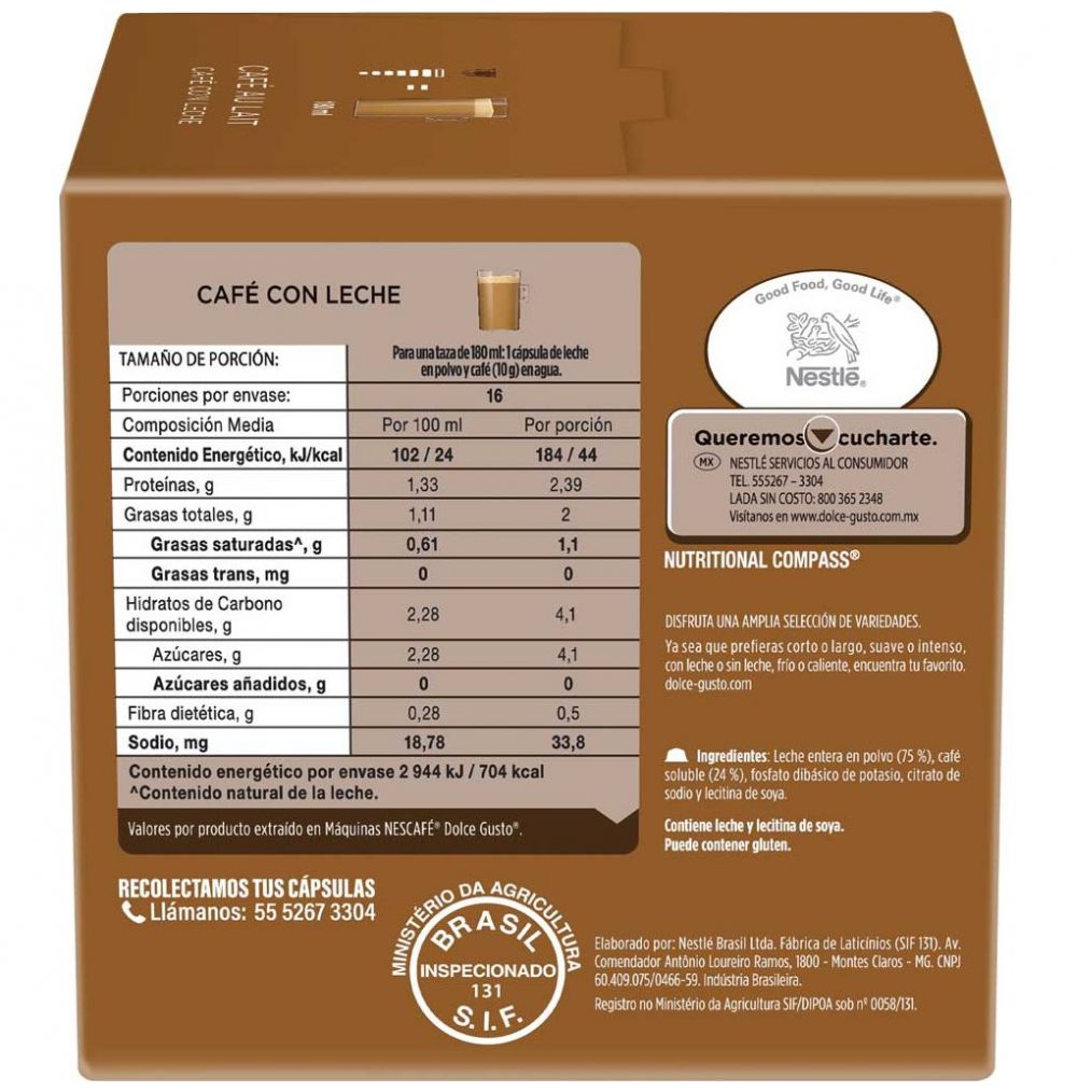 Chococino en cápsulas Nescafé Dolce Gusto 8 unidades de 33,8 g