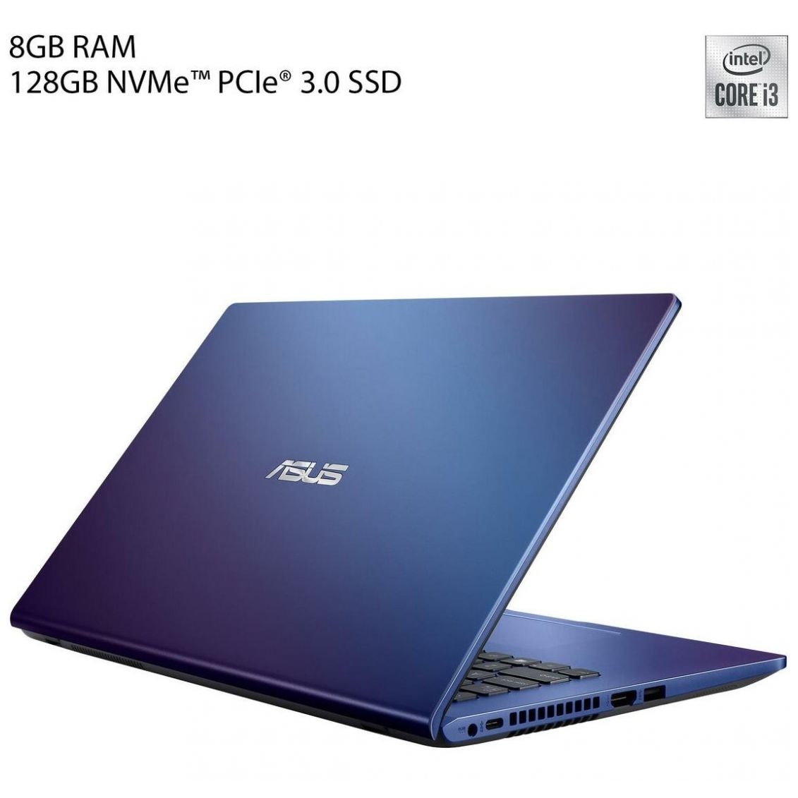 Laptop Asus 14&quot; X415Ja Ci3 10Th 8G 128Ssd Azul