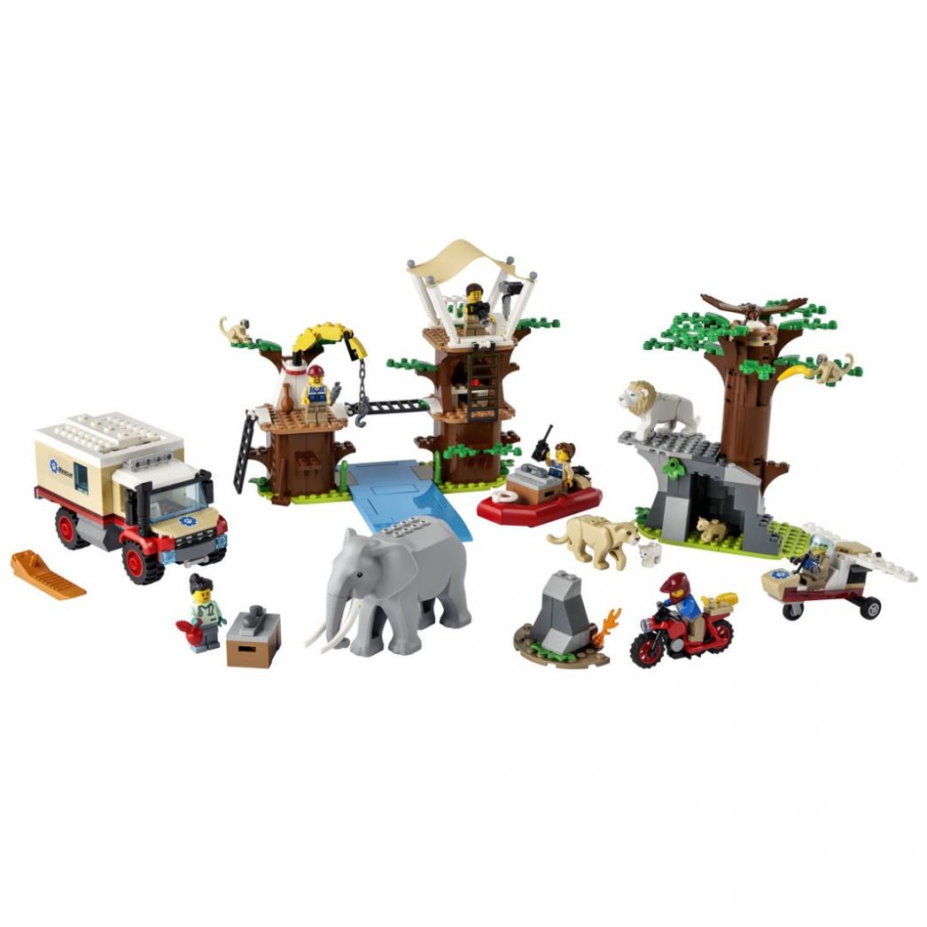 Lego City Rescate de la Fauna Salvaje: Campamento