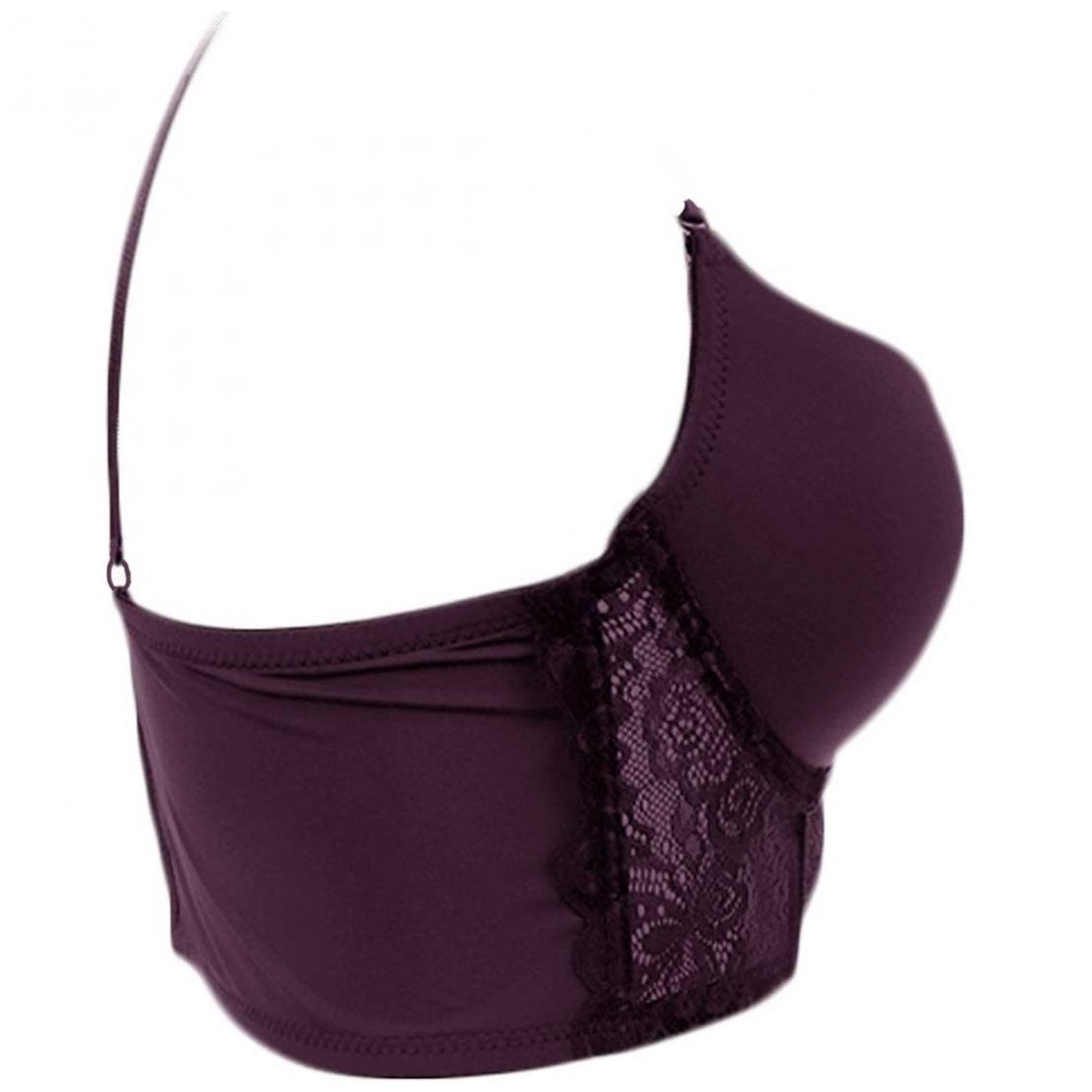 Brasier peto largo con mesh y tirantes couture - Sears