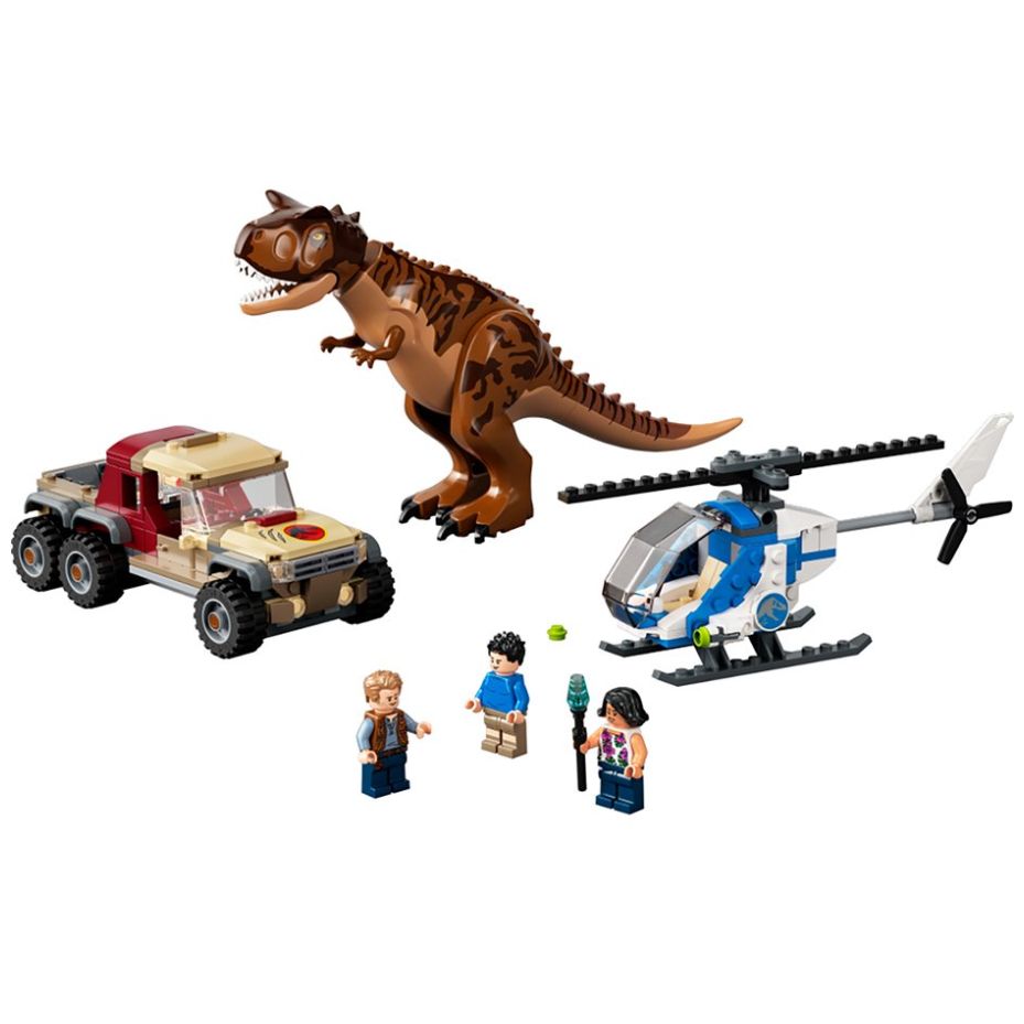 Persecución Del Dinosaurio Carnotaurus Lego Jurassic World