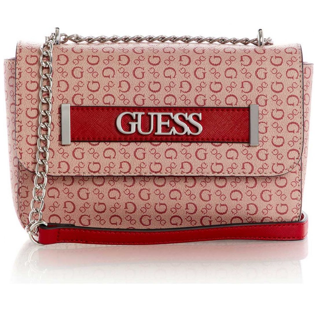 Marca Guess Crossbody Roja Marca Guess Originales Bolsas De Dama