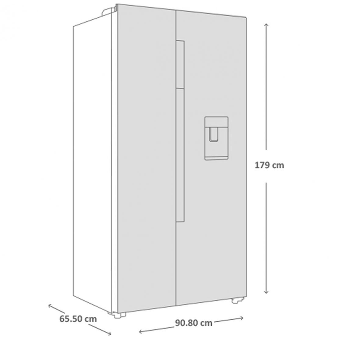 Refrigerador French Door 521 L (19 pies) Inoxidable Haier - HSM518HMNSS0, Refrigeradores, Refrigeración