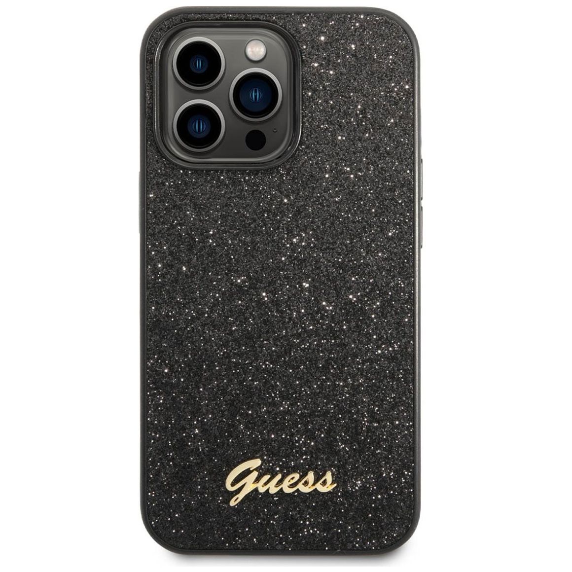 Funda Guess Glitter Flakes Negro para Iphone 14 Pro Max
