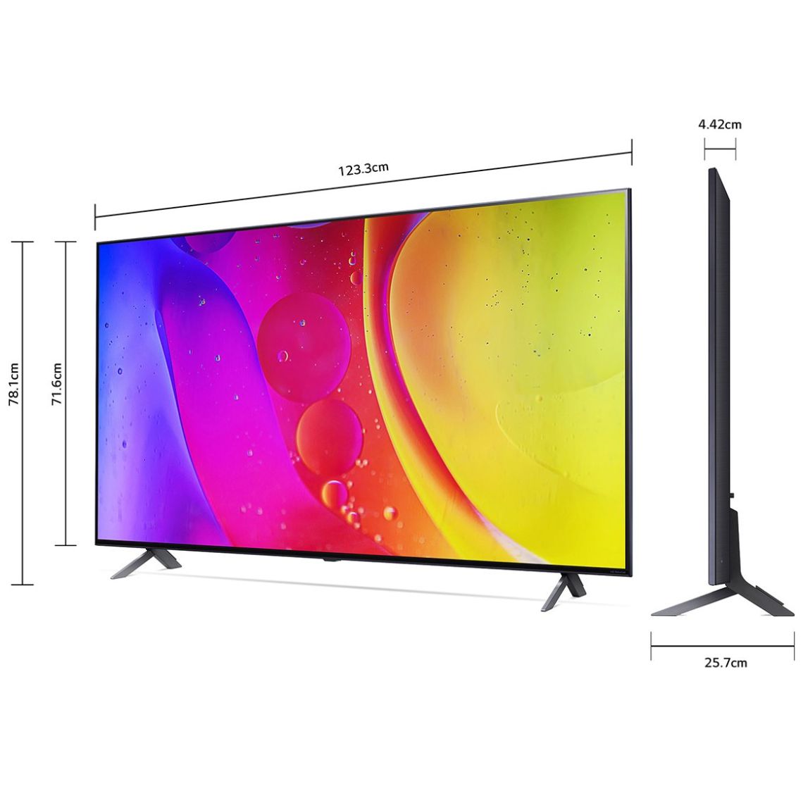 Smart TV LG 55 Pulgadas Pantalla LCD 4K AI ThinQ Nanocell Quad Core Web Os