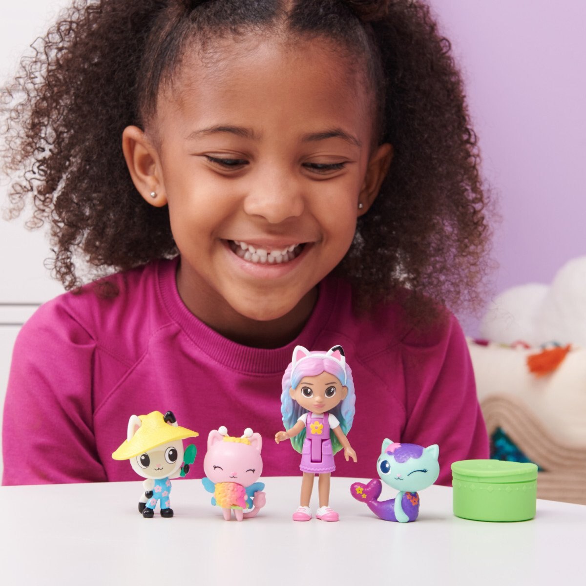 La casa de muñecas de Gabby Set de Figuras, Personaje + 3 Años
