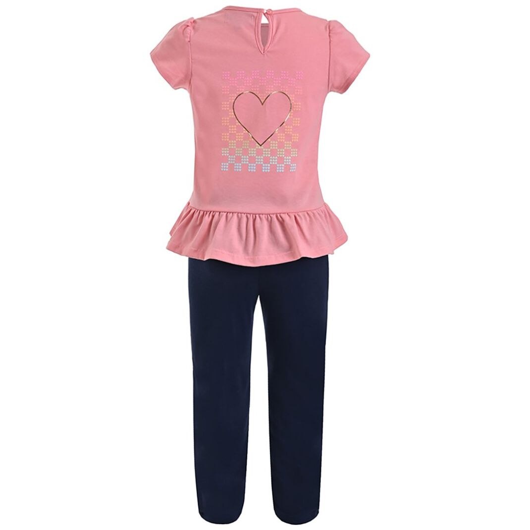 Conjunto de ropa para niñas pequeñas, conjunto de top y leggings