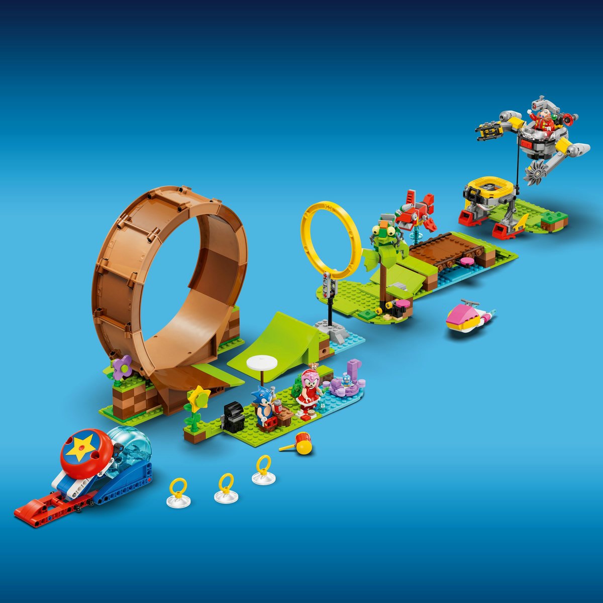 Lego Sonic Desafio de Looping Da Zona De Green Hill 802 pcs 76994
