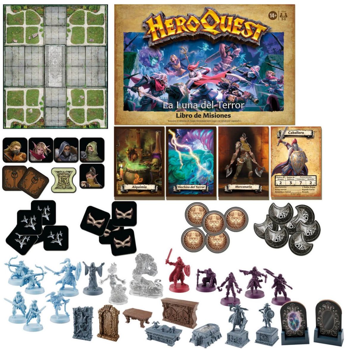HeroQuest Sistema de Juego juego de mesa en español Hasbro