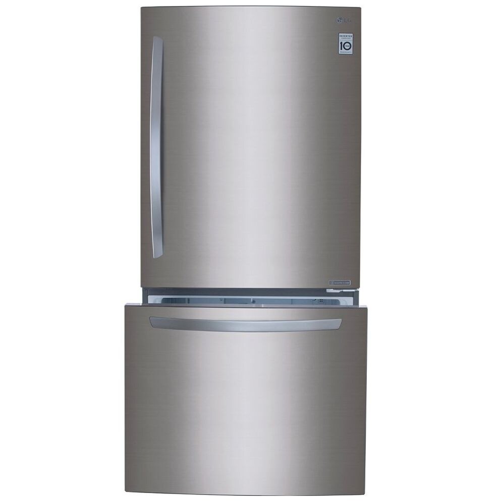 Refrigerador Inverter LG Bottom Mount 22 Pies Plata GB22BGS