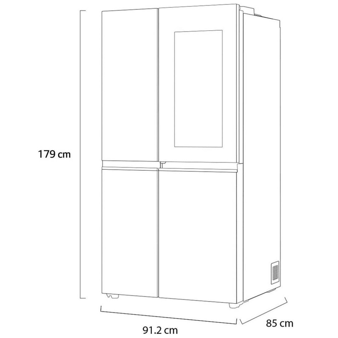 Refrigerador LG Duplex Instaview Door-In-Door Linear Inverter con