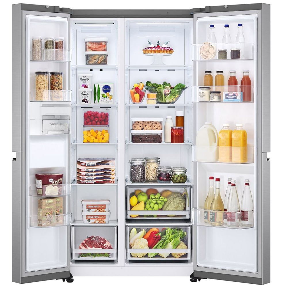 Refrigerador Dúplex LG 27 pies cúbicos Tecnología inverter y Tecnología no  frost VS27XCS