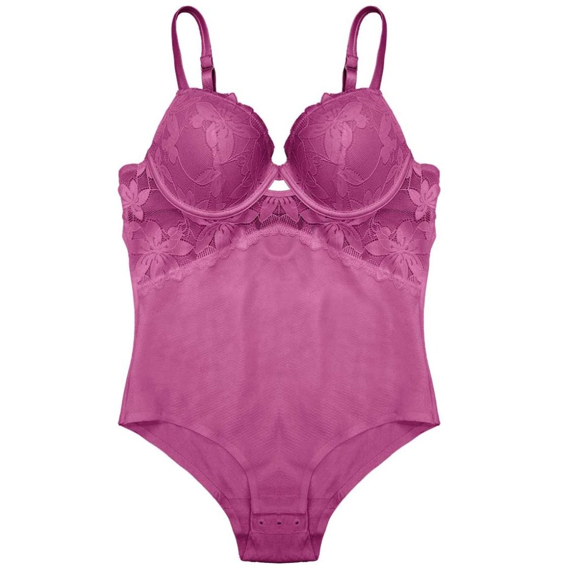 Body Copa con Varilla y Encaje Couture para Mujer