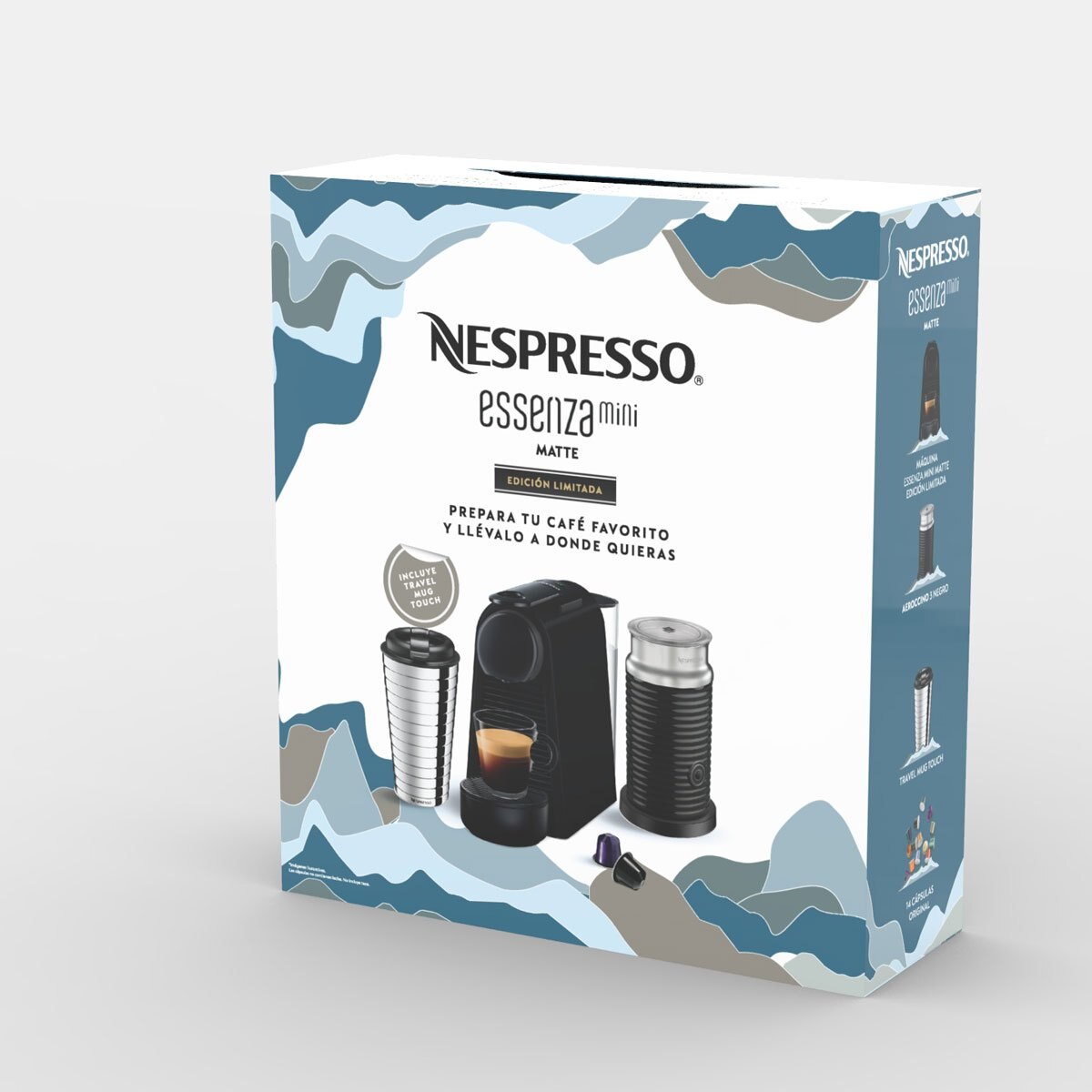 Essenza Matte + Aeroccino + Termo Nespresso