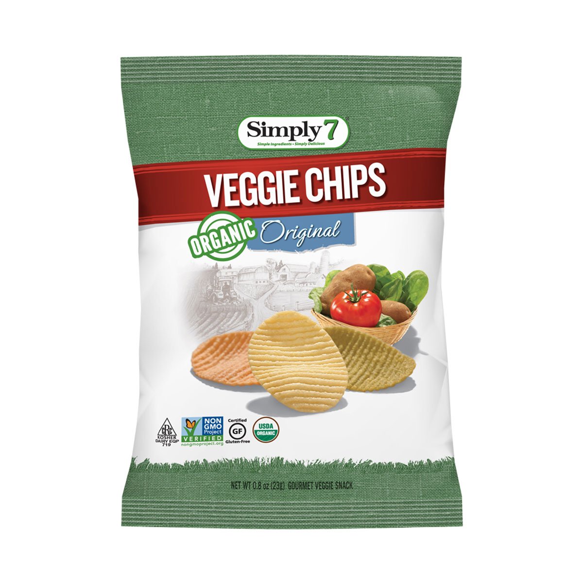 Veggie Chips Organic 22.7 Grs Simply 7