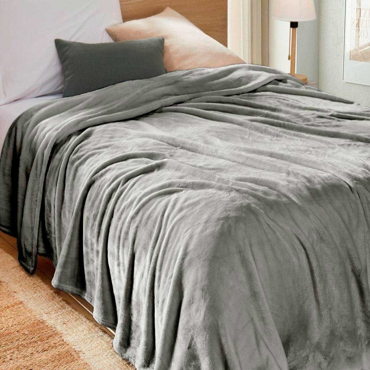 Cobertor Solid Blanket Fossil Home Nature - Individual