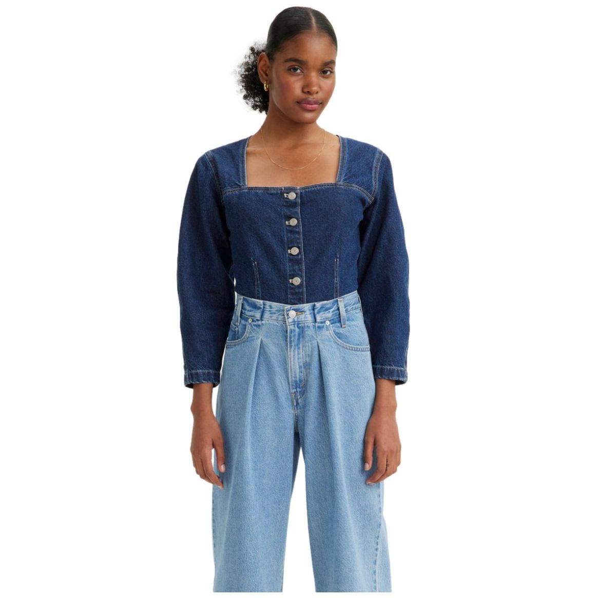 Levi's Blusa Milo Denim para Mujer