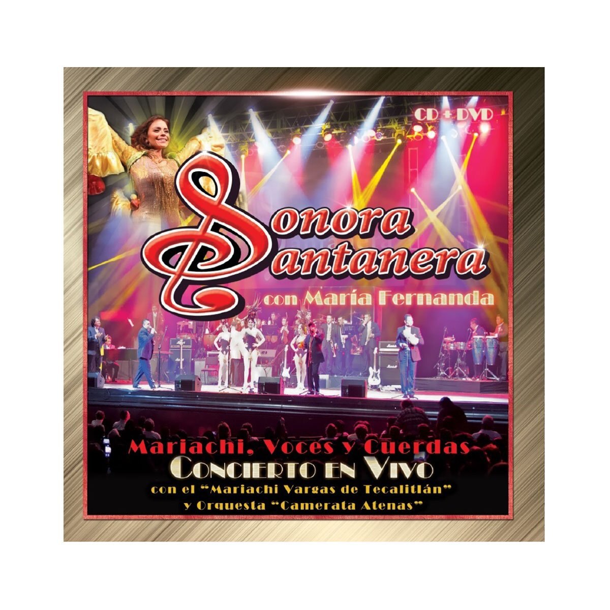 Dvd Sonora Santanera Mariachi Voces Y Cuerdas Concierto en Vivo