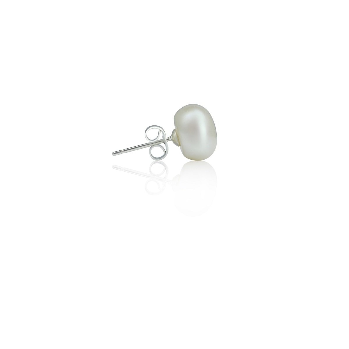 Aretes Plata con Perla 6Mm Sidney