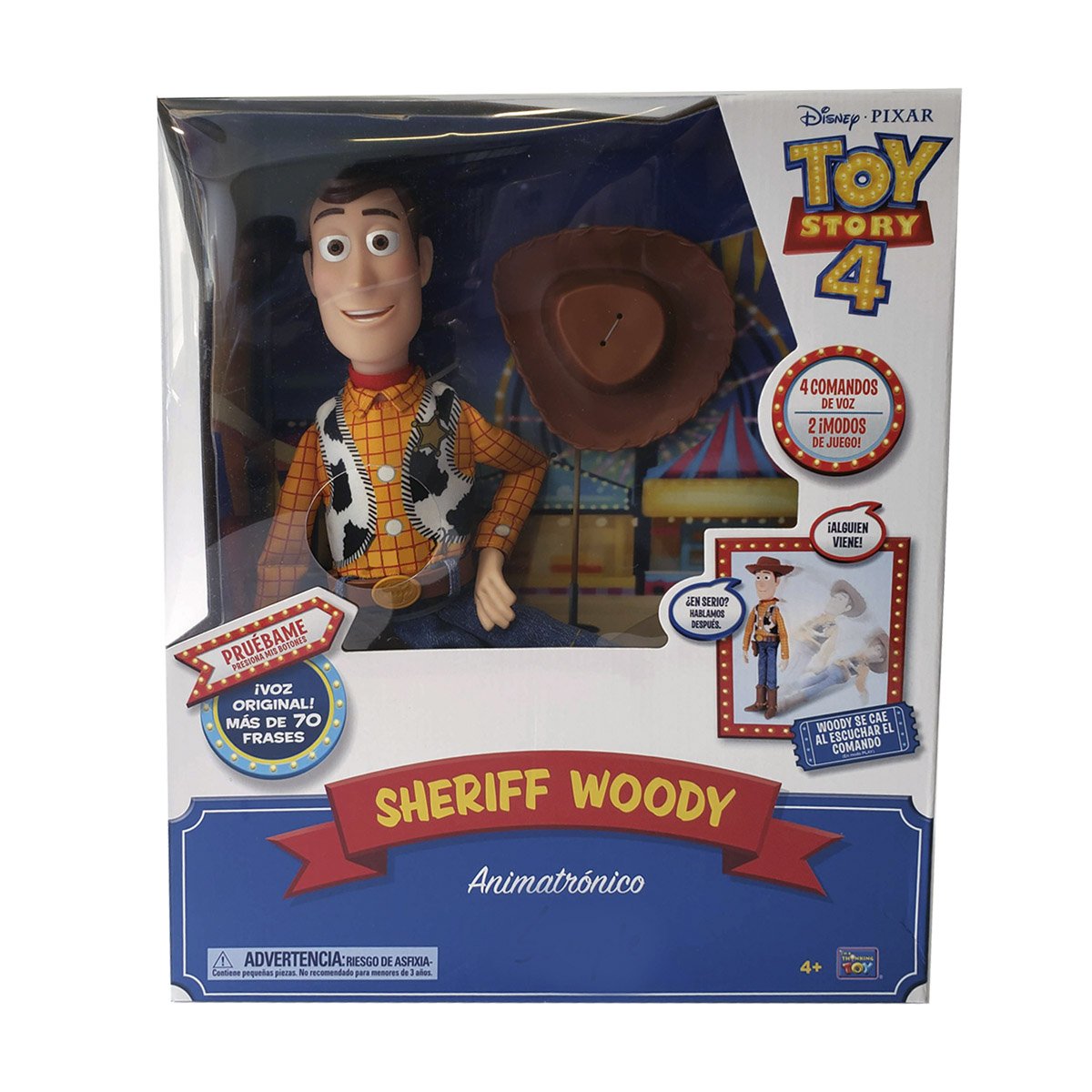 Animatronic Sheriff Woody Toy Story 4 Toy Plus
