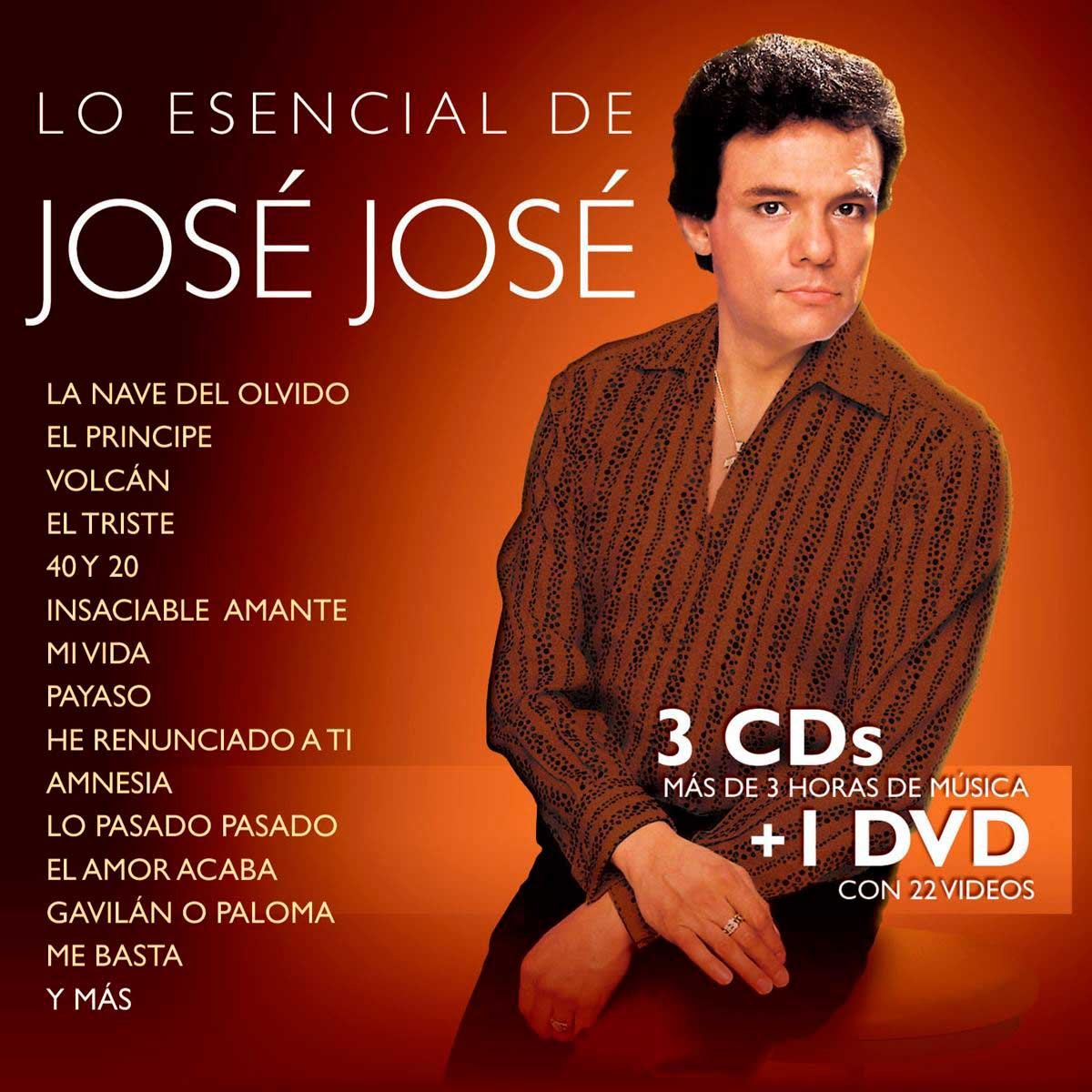Cd + Dvd José José lo Esencial (4 Discos)