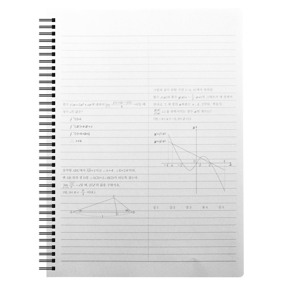 Cuaderno de Matemáticas con Personaje Koya Línea Bt21