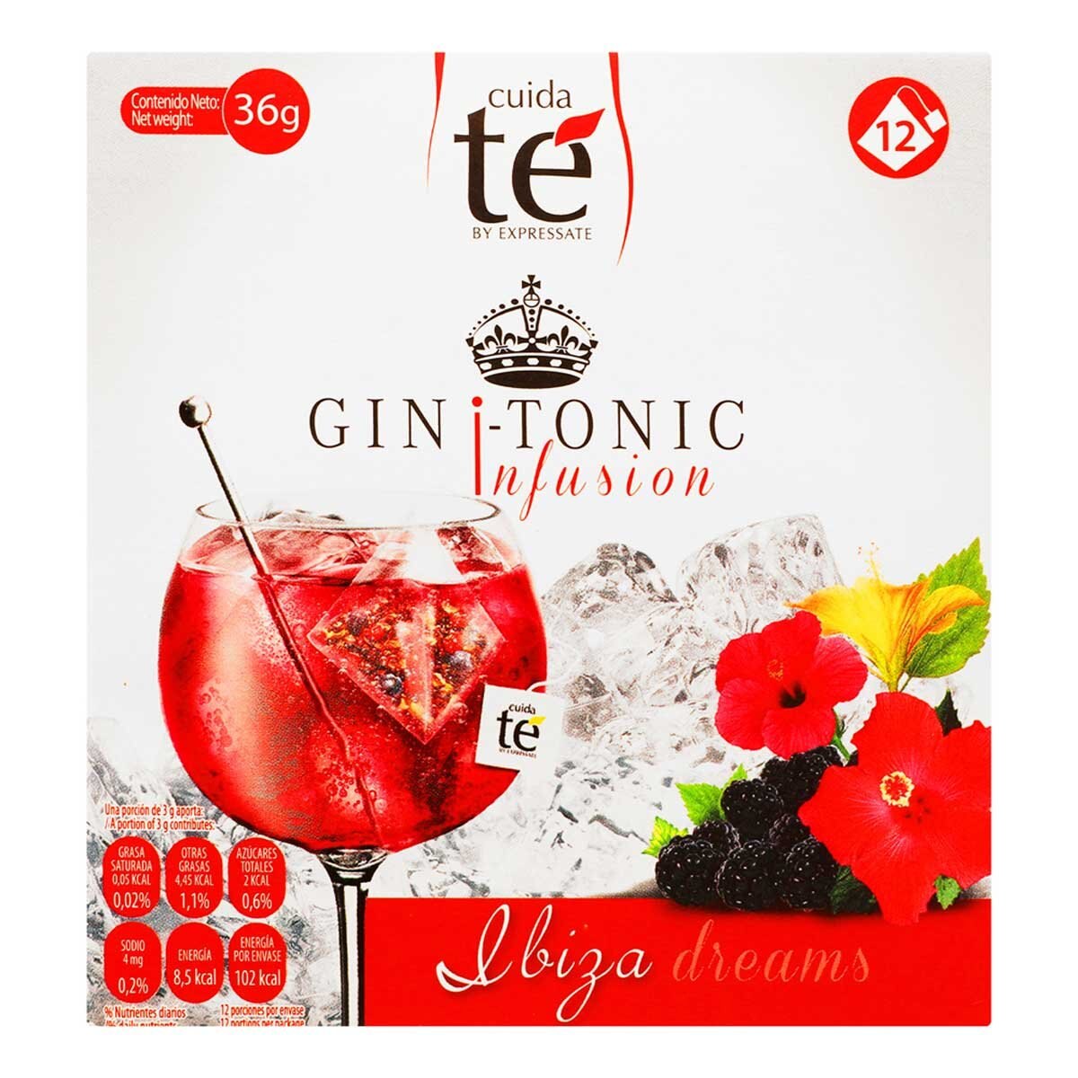 Té Gin & Tonic Ibiza Cuidaté 12 Pz Alpont Gourmet