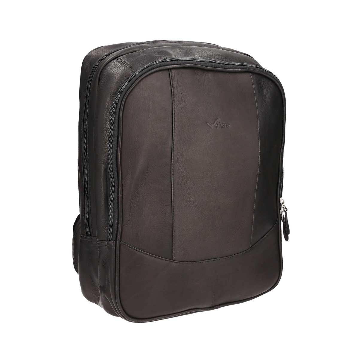 Backpack Bruno Magnani 100% Piel Negro